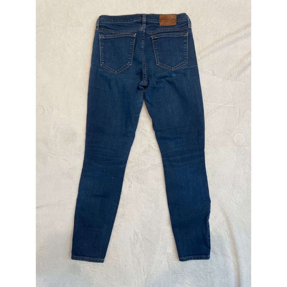 J. CREW Toothpick Skinny Jeans Women's 28 High Rise Stretch Denim Medium Wash - Picture 5 of 8